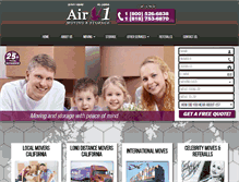 Tablet Screenshot of air1moving.com